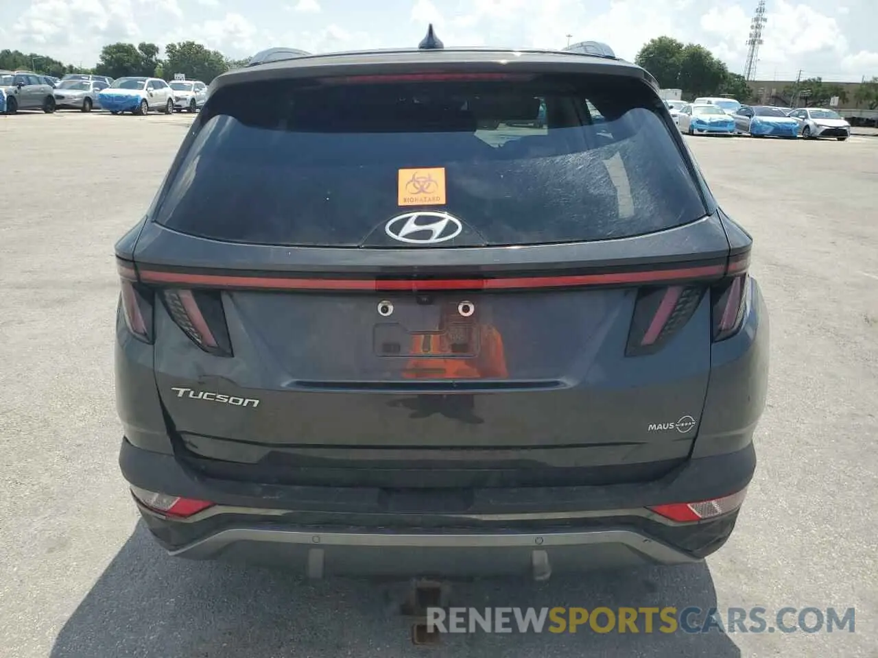 6 Photograph of a damaged car 5NMJE3AE4NH022754 HYUNDAI TUCSON 2022