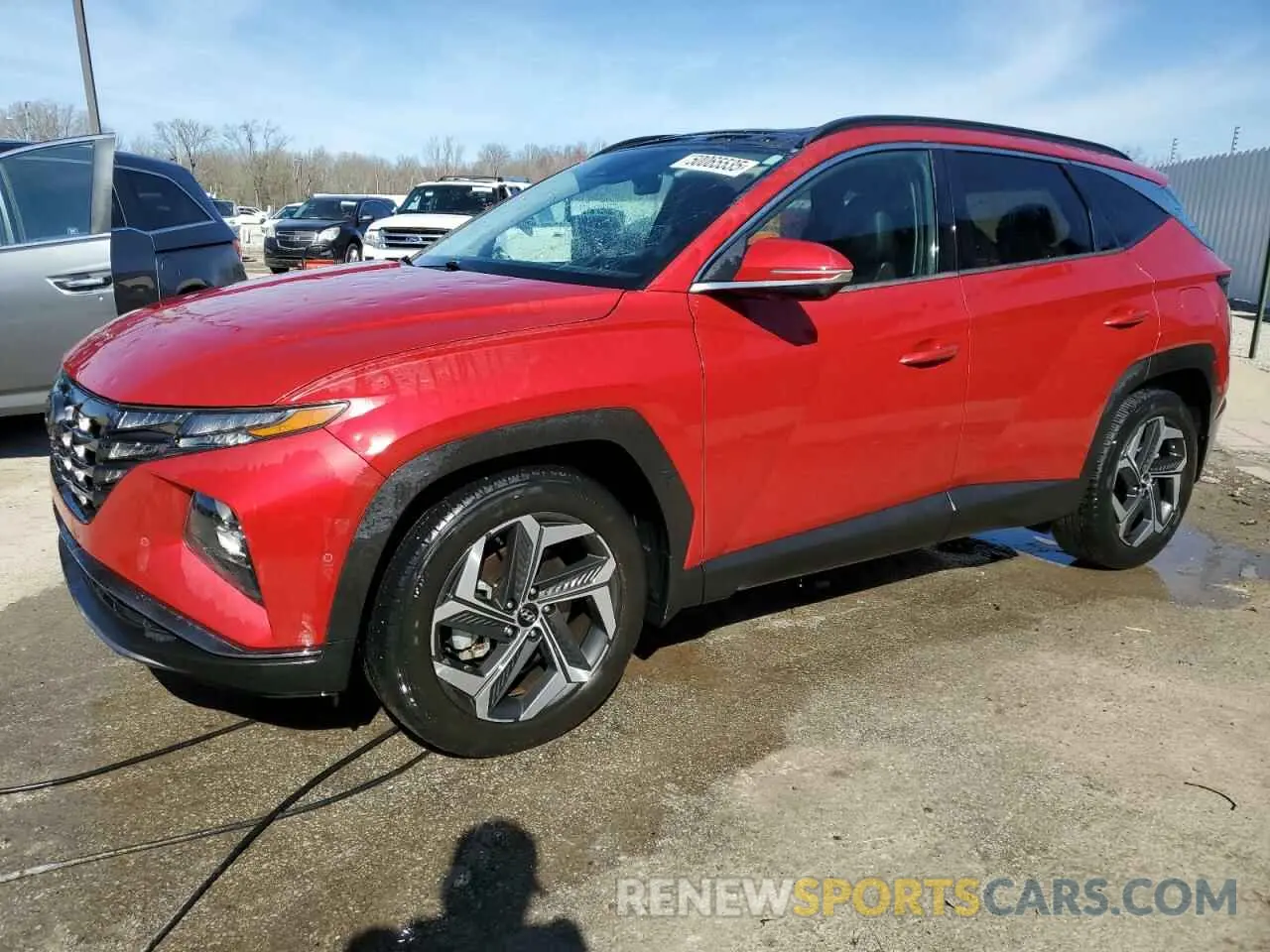 1 Photograph of a damaged car 5NMJE3AE5NH084308 HYUNDAI TUCSON 2022