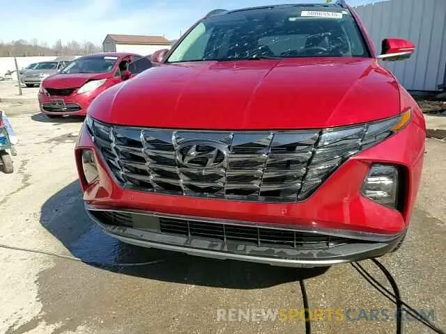 13 Photograph of a damaged car 5NMJE3AE5NH084308 HYUNDAI TUCSON 2022