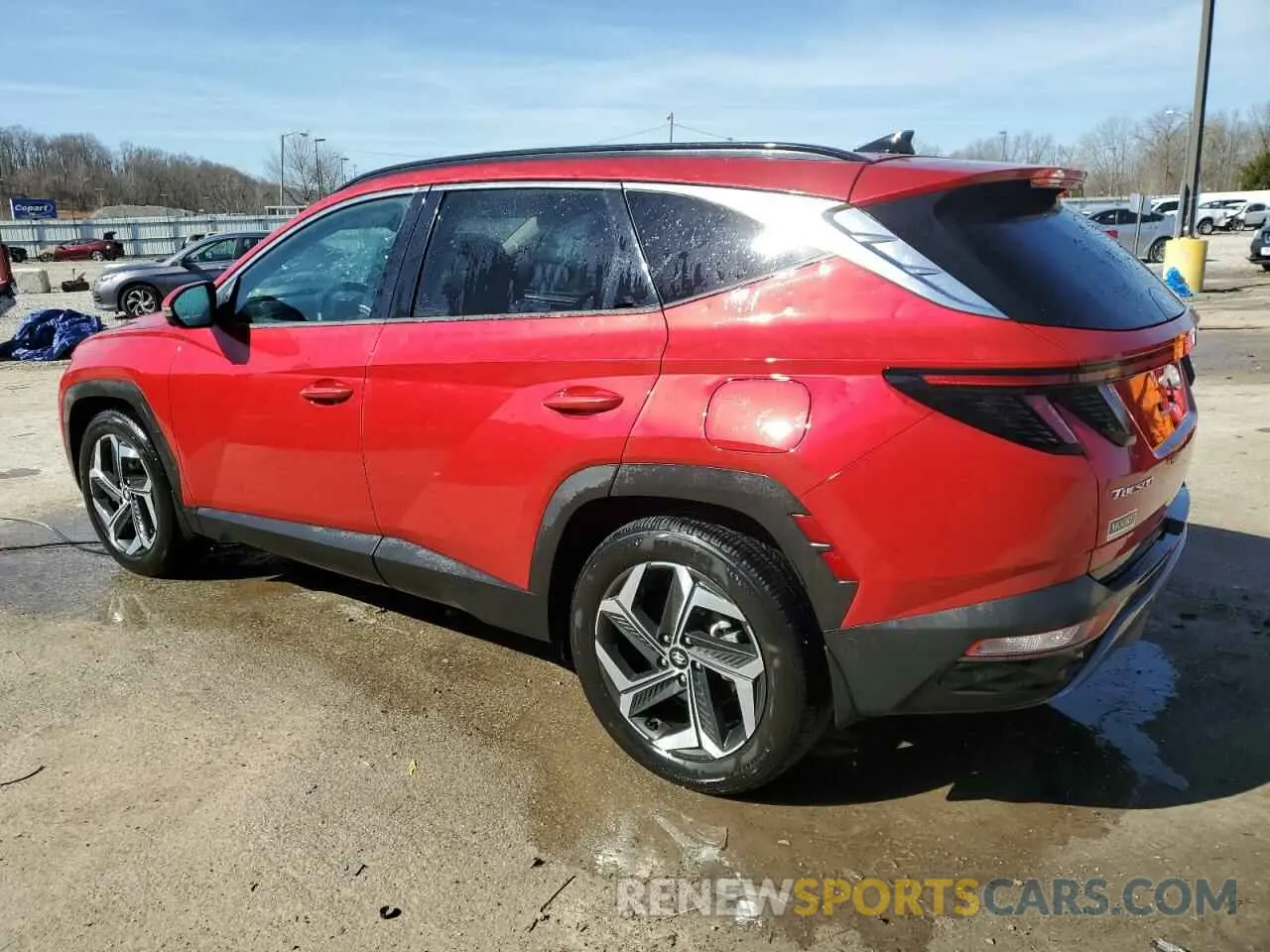 2 Photograph of a damaged car 5NMJE3AE5NH084308 HYUNDAI TUCSON 2022