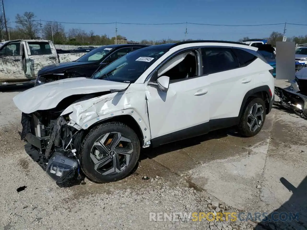1 Photograph of a damaged car 5NMJE3AE5NH110308 HYUNDAI TUCSON 2022