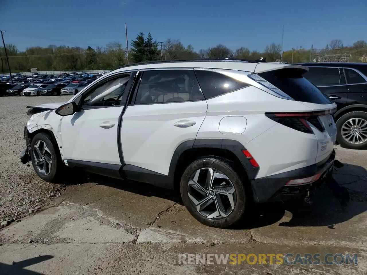 2 Photograph of a damaged car 5NMJE3AE5NH110308 HYUNDAI TUCSON 2022