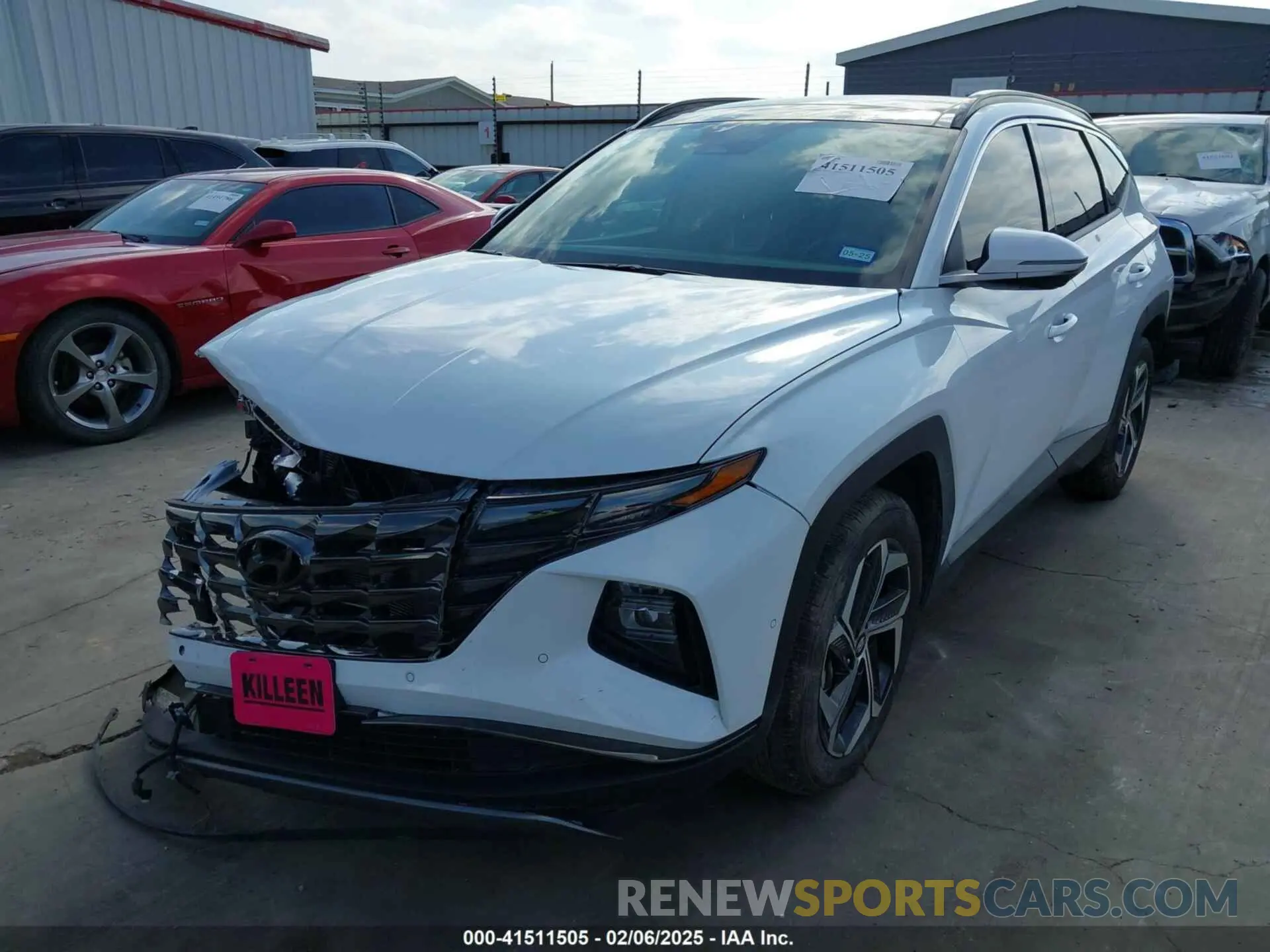 2 Photograph of a damaged car 5NMJE3AE5NH140327 HYUNDAI TUCSON 2022