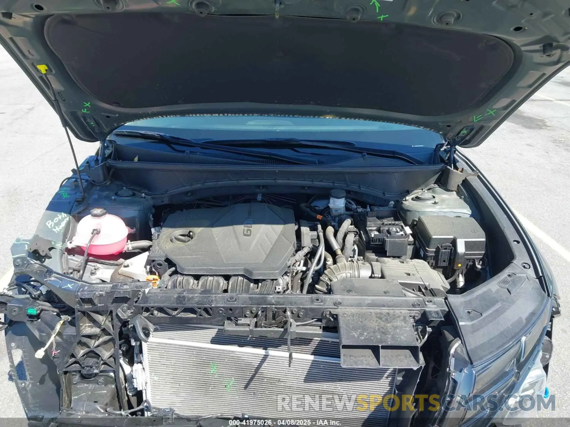 10 Photograph of a damaged car 5NMJE3AE5NH140442 HYUNDAI TUCSON 2022