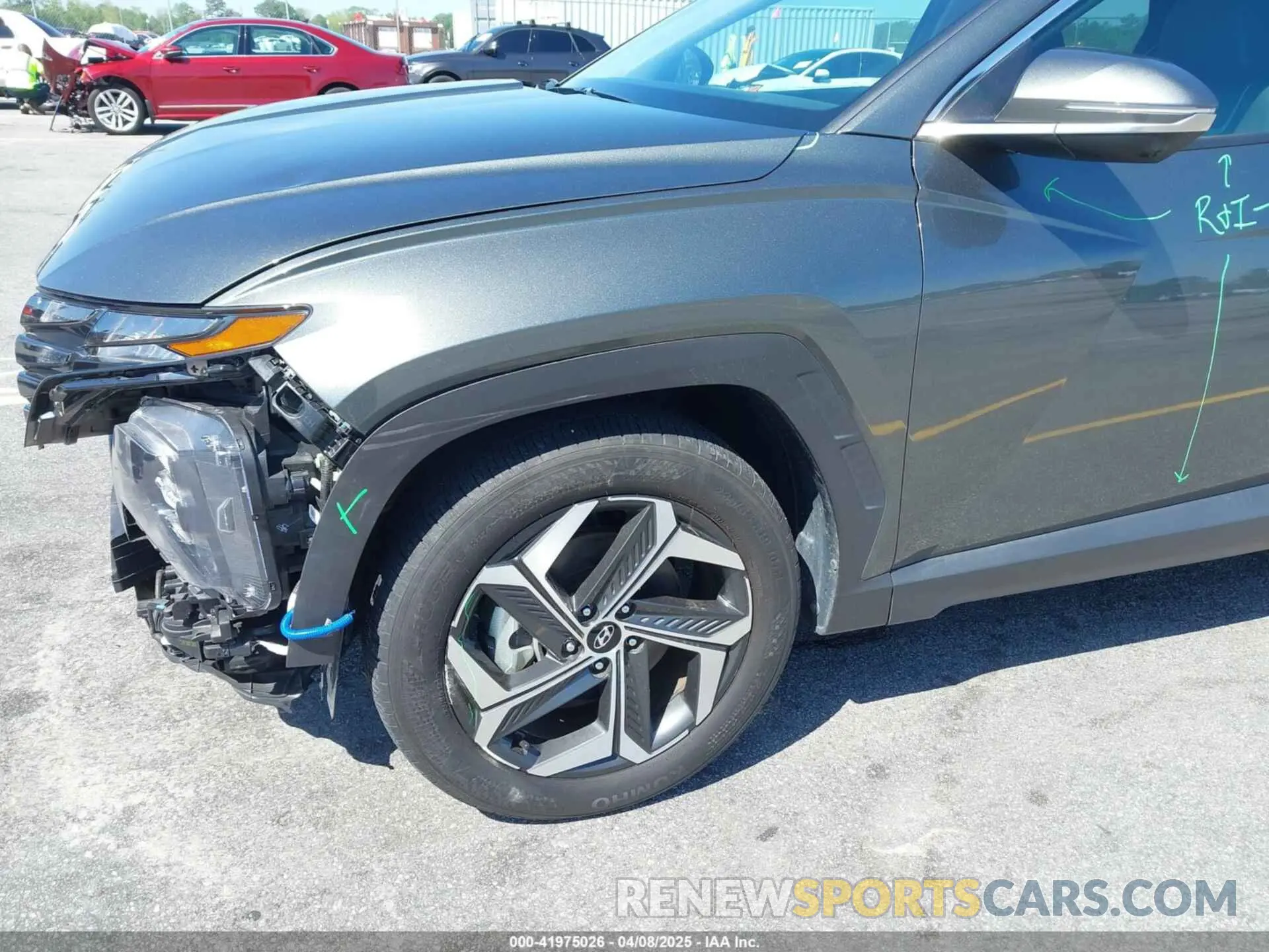 20 Photograph of a damaged car 5NMJE3AE5NH140442 HYUNDAI TUCSON 2022