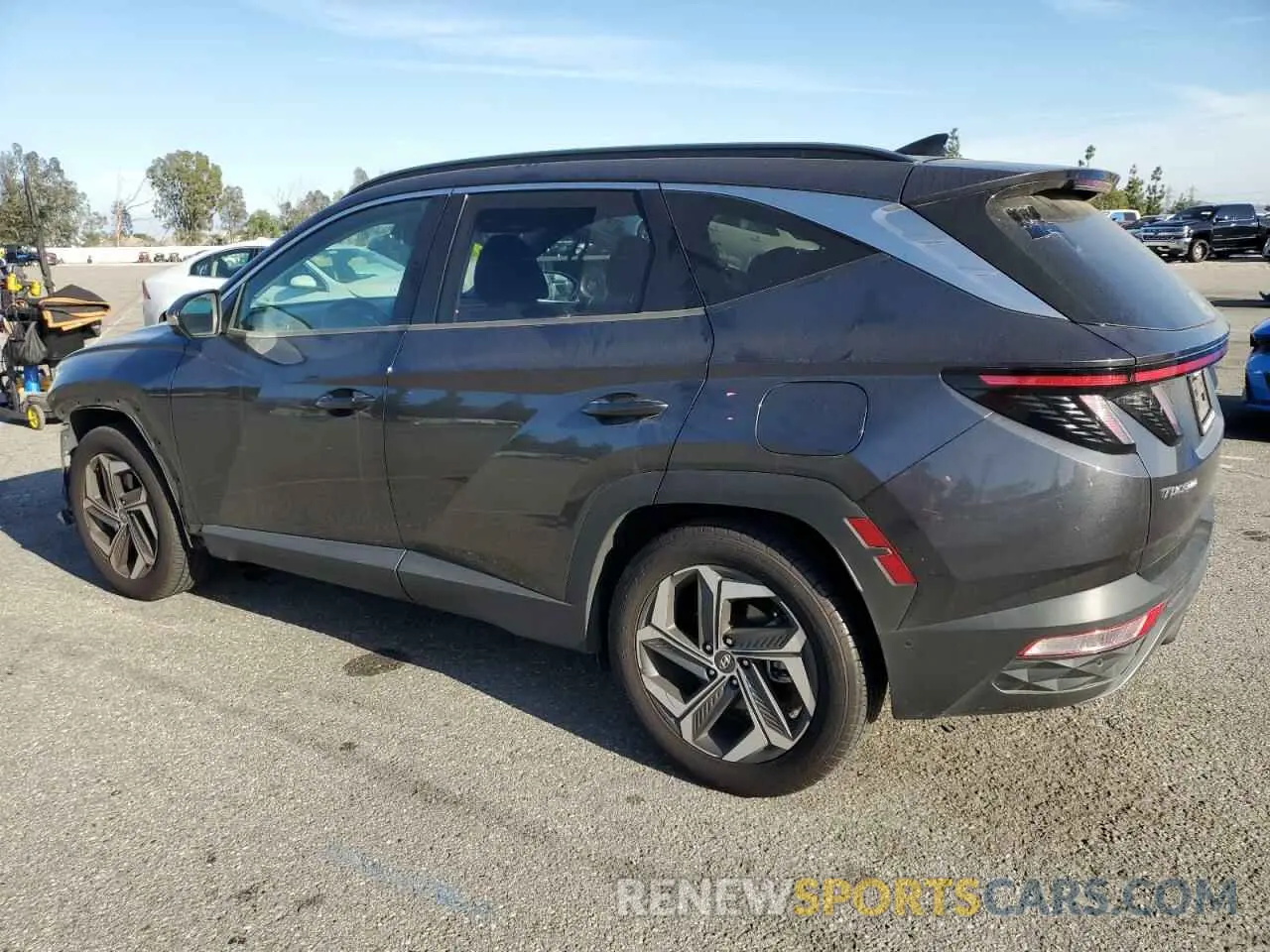 2 Photograph of a damaged car 5NMJE3AE9NH013662 HYUNDAI TUCSON 2022