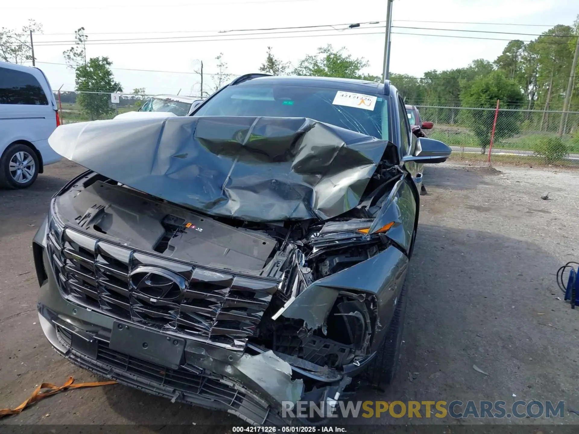 6 Photograph of a damaged car 5NMJE3AE9NH160242 HYUNDAI TUCSON 2022