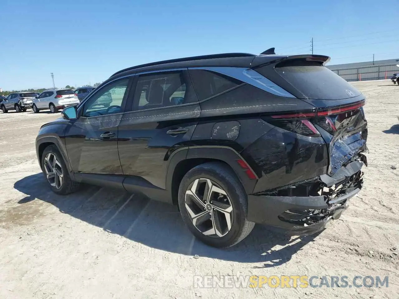 2 Photograph of a damaged car 5NMJE3AEXNH143921 HYUNDAI TUCSON 2022