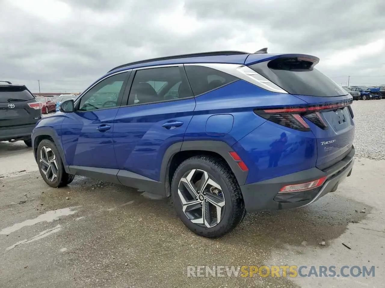 2 Photograph of a damaged car 5NMJE3AEXNH152313 HYUNDAI TUCSON 2022
