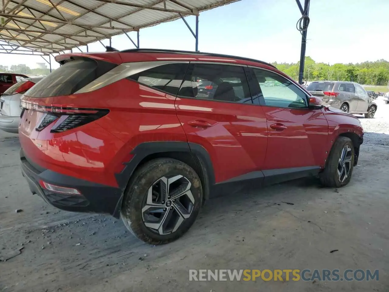 3 Photograph of a damaged car 5NMJECAE0NH150165 HYUNDAI TUCSON 2022