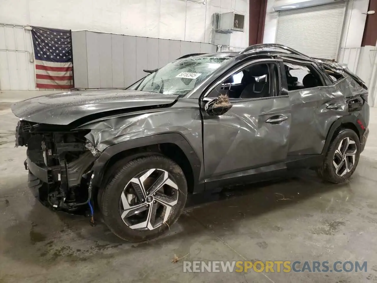 1 Photograph of a damaged car 5NMJECAE1NH020573 HYUNDAI TUCSON 2022