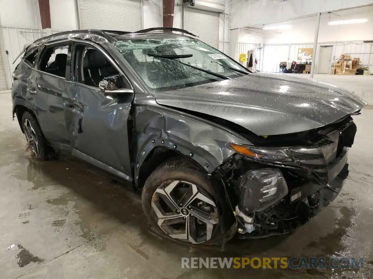 4 Photograph of a damaged car 5NMJECAE1NH020573 HYUNDAI TUCSON 2022