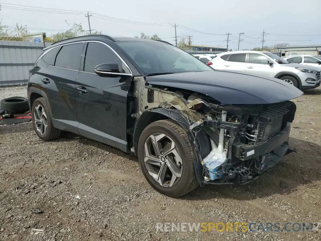 4 Photograph of a damaged car 5NMJECAE1NH033744 HYUNDAI TUCSON 2022