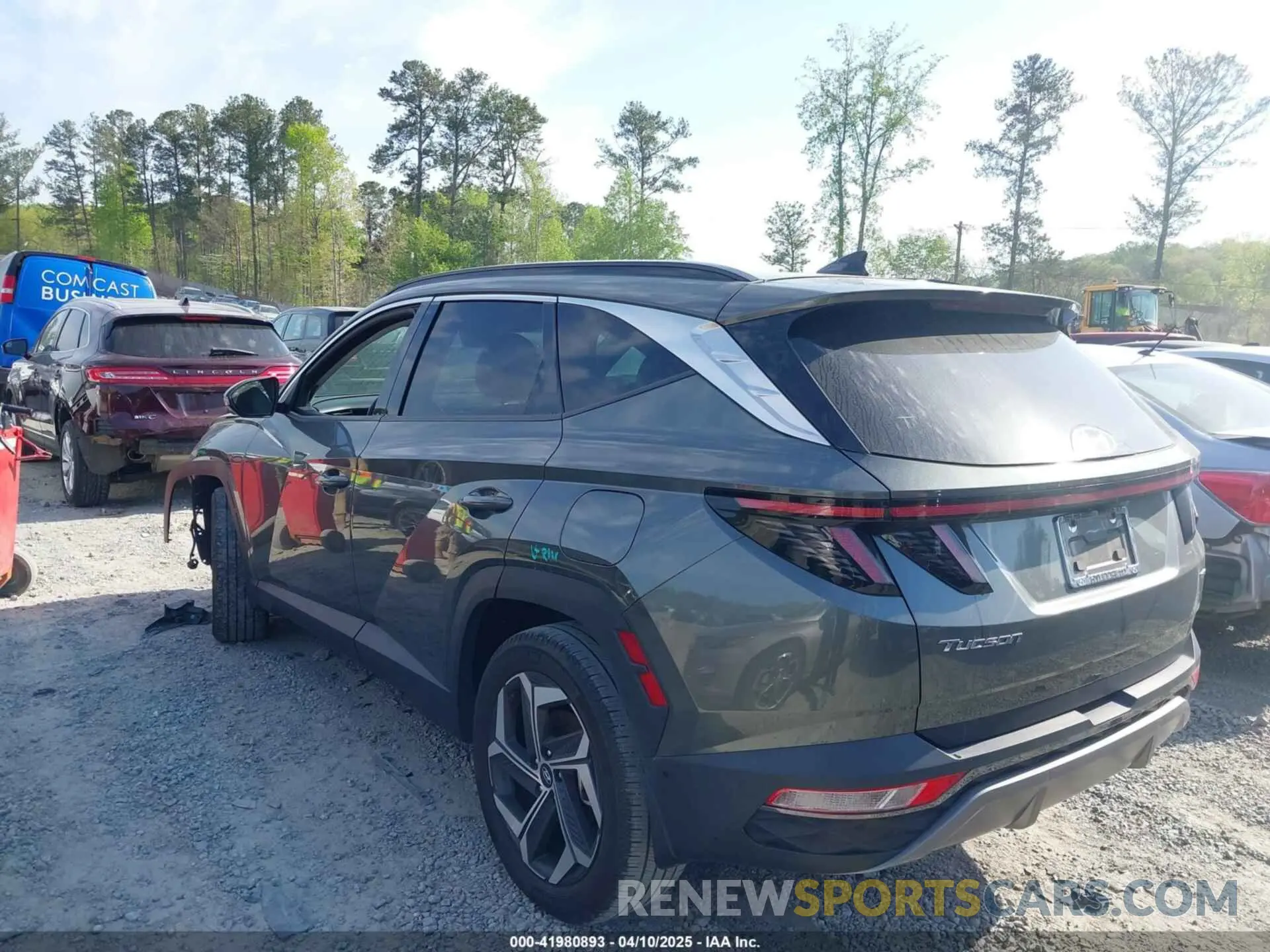 14 Photograph of a damaged car 5NMJECAE1NH096892 HYUNDAI TUCSON 2022