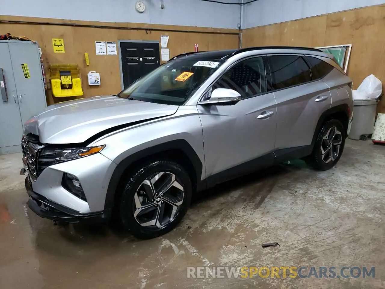 1 Photograph of a damaged car 5NMJECAE1NH101704 HYUNDAI TUCSON 2022
