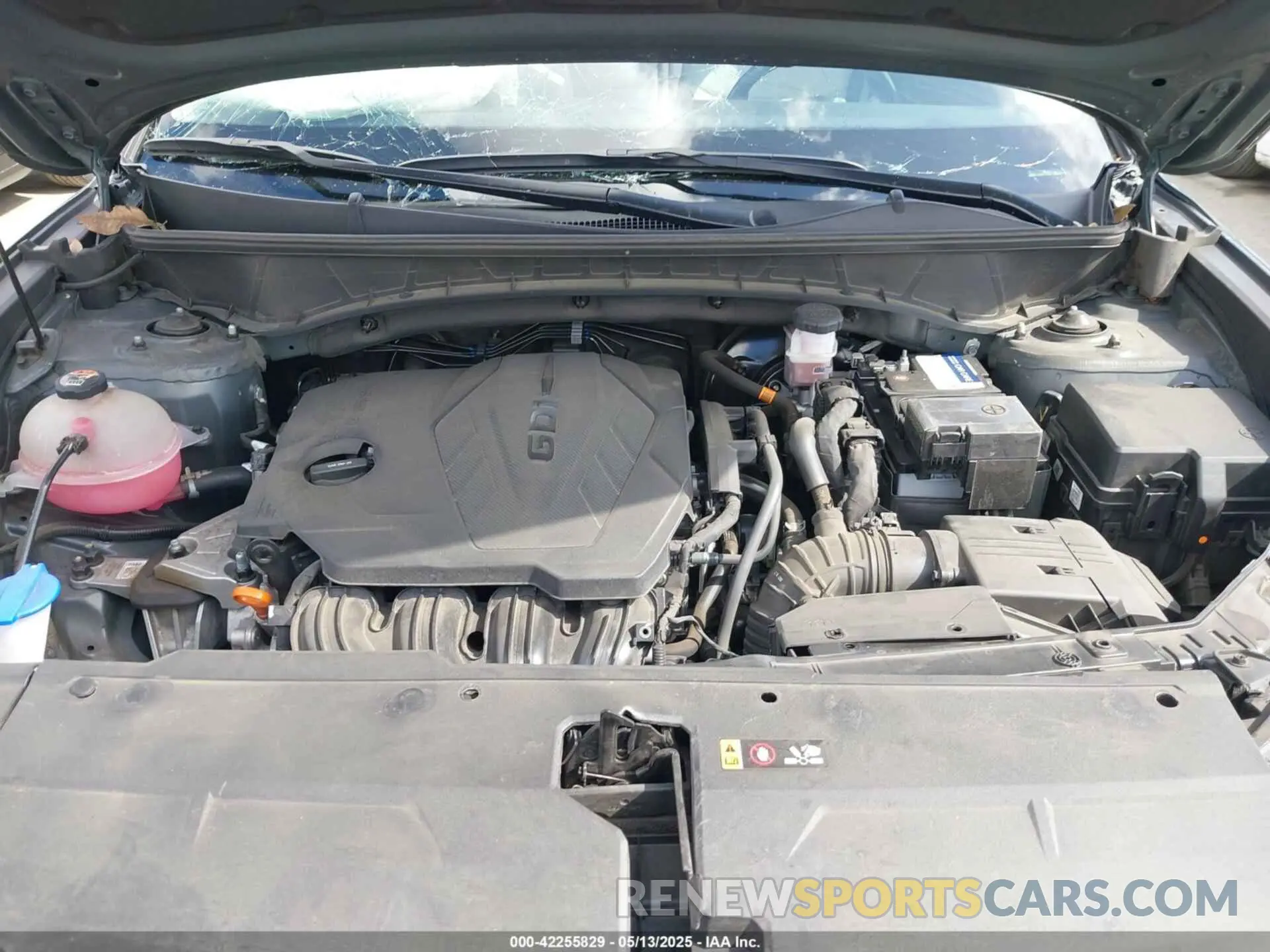 10 Photograph of a damaged car 5NMJECAE1NH113416 HYUNDAI TUCSON 2022