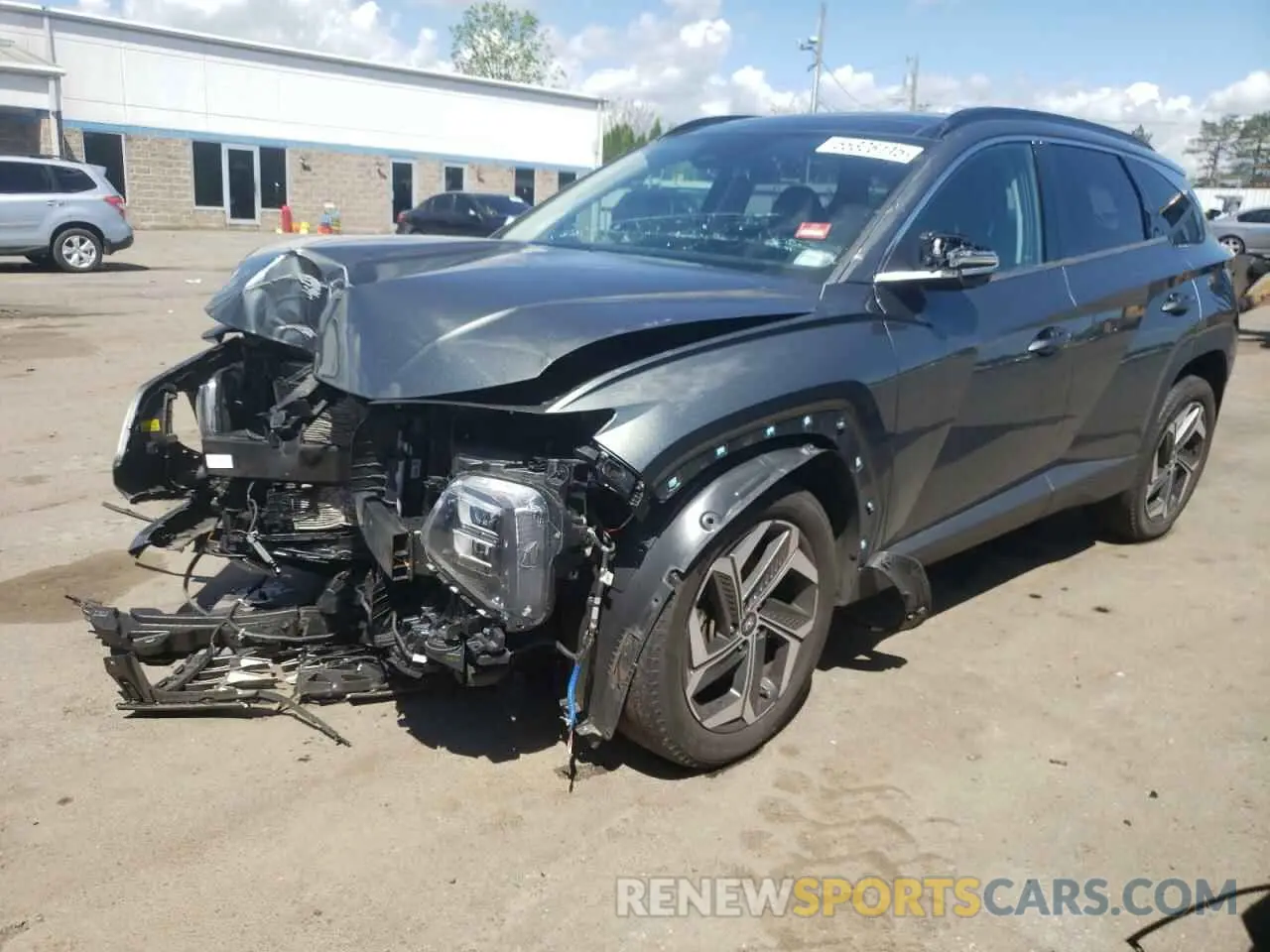 1 Photograph of a damaged car 5NMJECAE2NH023997 HYUNDAI TUCSON 2022