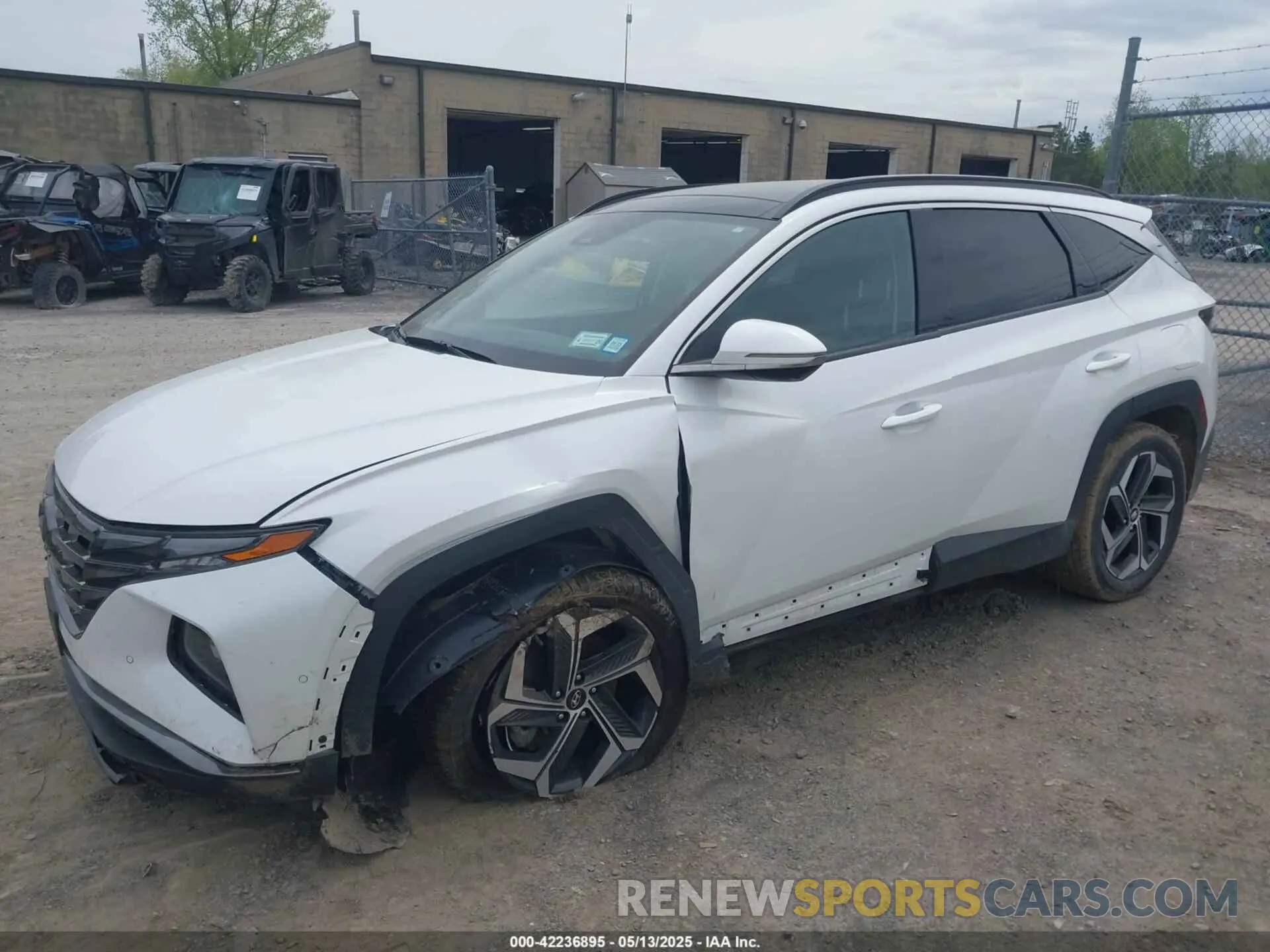 2 Photograph of a damaged car 5NMJECAE2NH103526 HYUNDAI TUCSON 2022