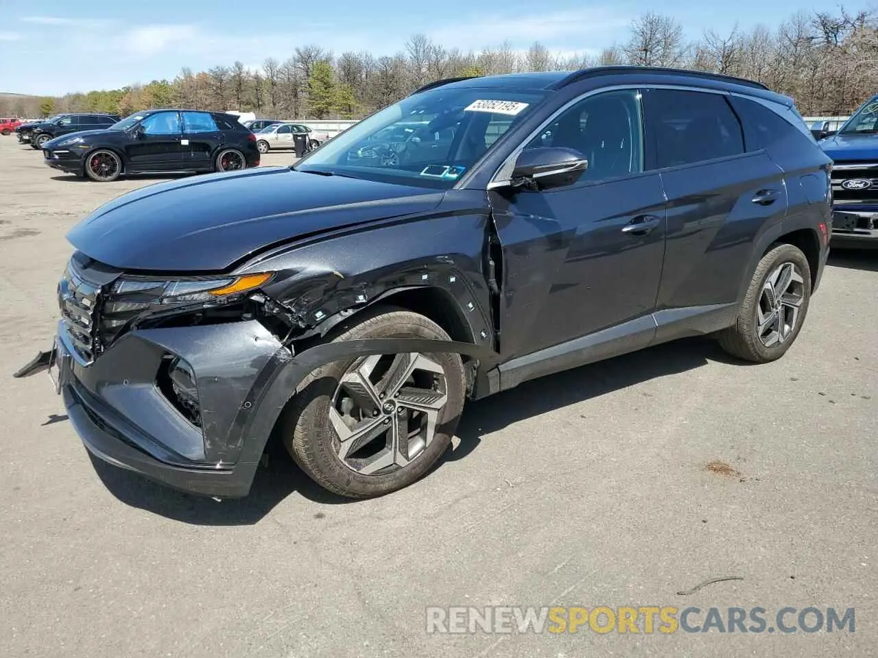 1 Photograph of a damaged car 5NMJECAE3NH122747 HYUNDAI TUCSON 2022