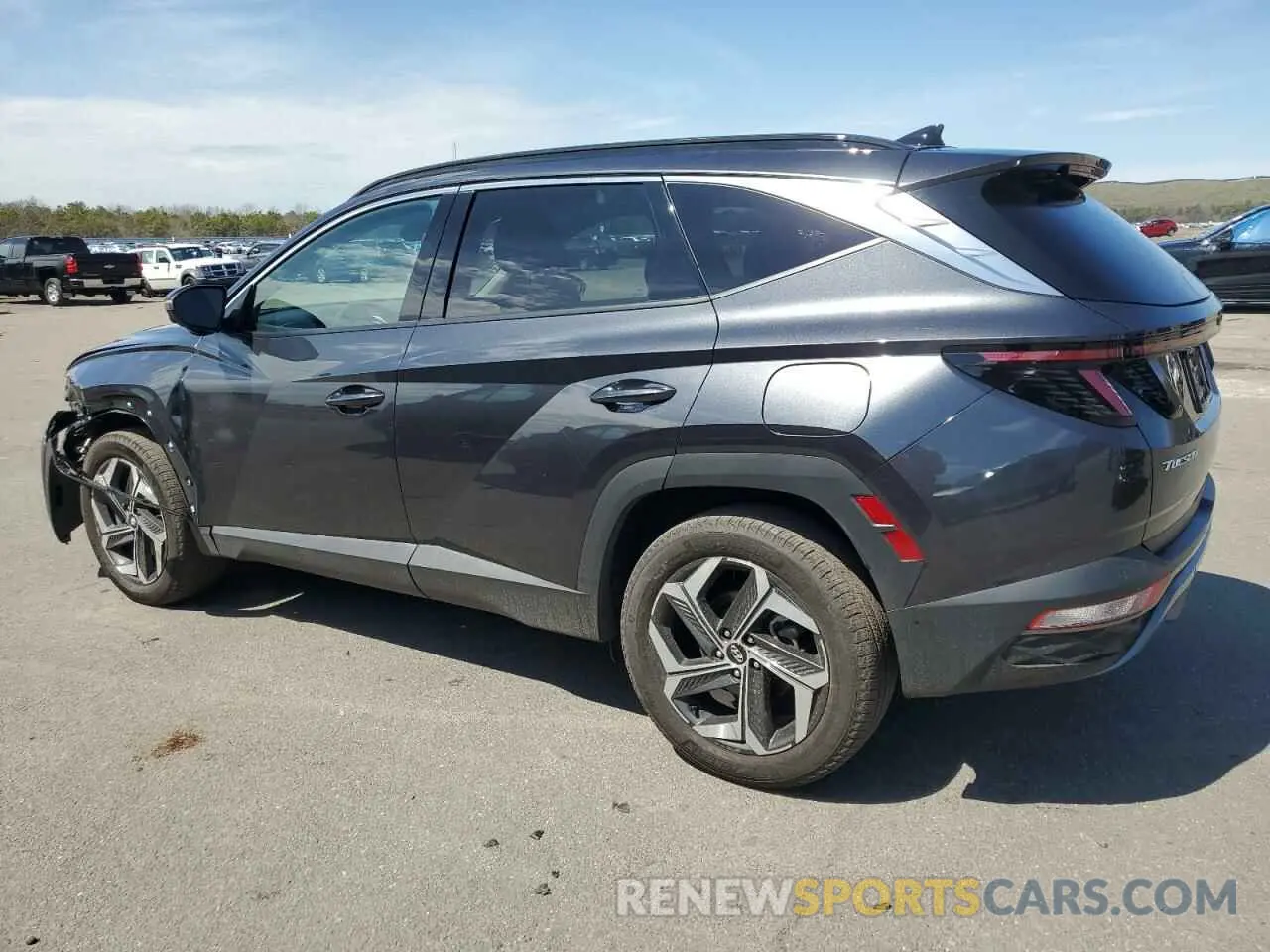 2 Photograph of a damaged car 5NMJECAE3NH122747 HYUNDAI TUCSON 2022