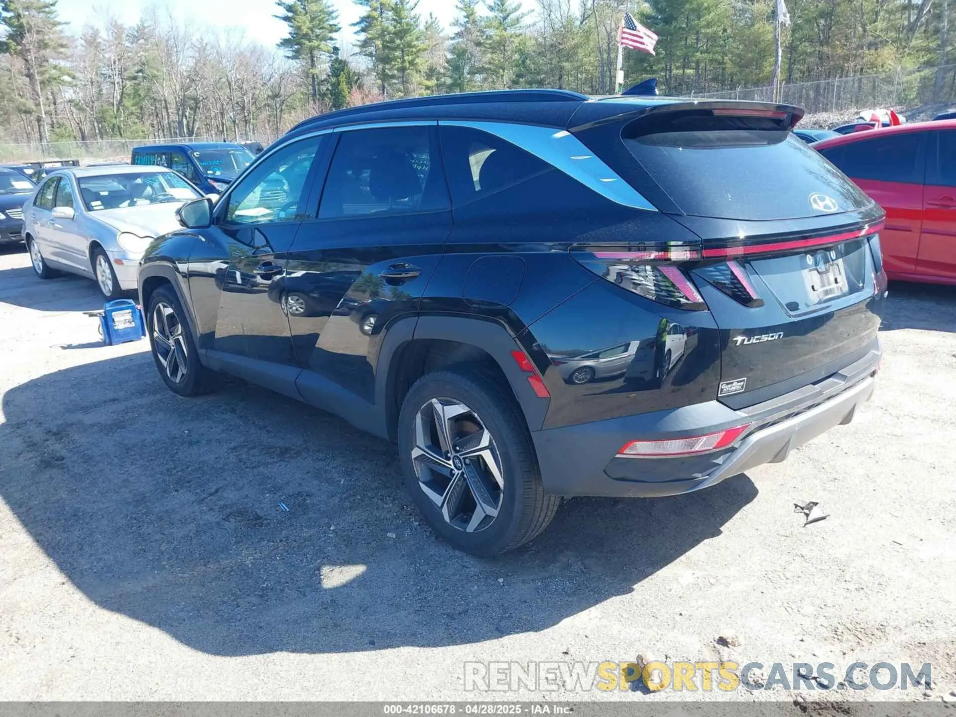 3 Photograph of a damaged car 5NMJECAE3NH143162 HYUNDAI TUCSON 2022