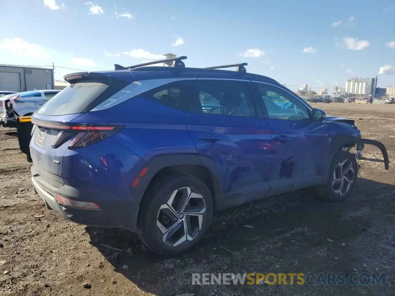 3 Photograph of a damaged car 5NMJECAE3NH150290 HYUNDAI TUCSON 2022