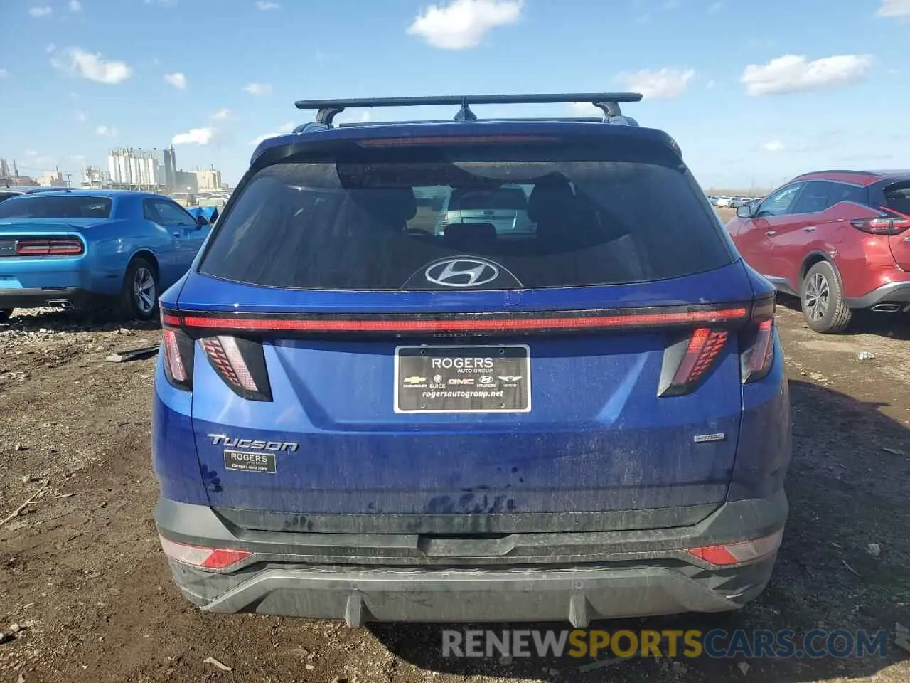 6 Photograph of a damaged car 5NMJECAE3NH150290 HYUNDAI TUCSON 2022