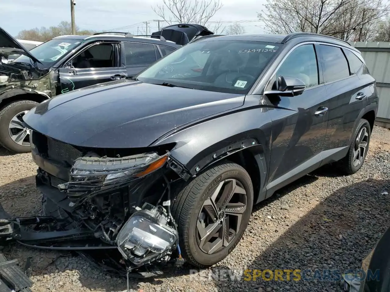 1 Photograph of a damaged car 5NMJECAE4NH040462 HYUNDAI TUCSON 2022