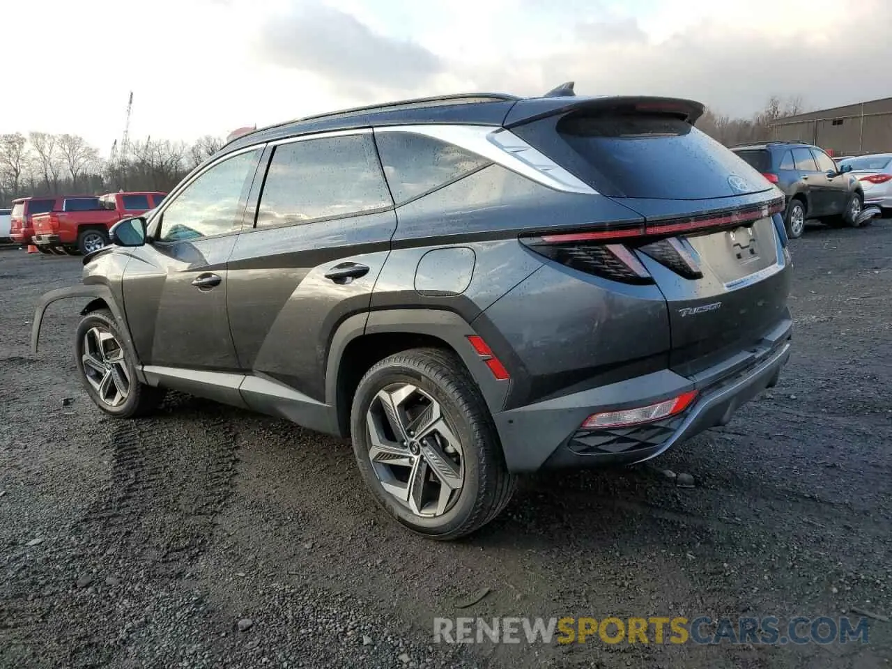 2 Photograph of a damaged car 5NMJECAE4NH047749 HYUNDAI TUCSON 2022