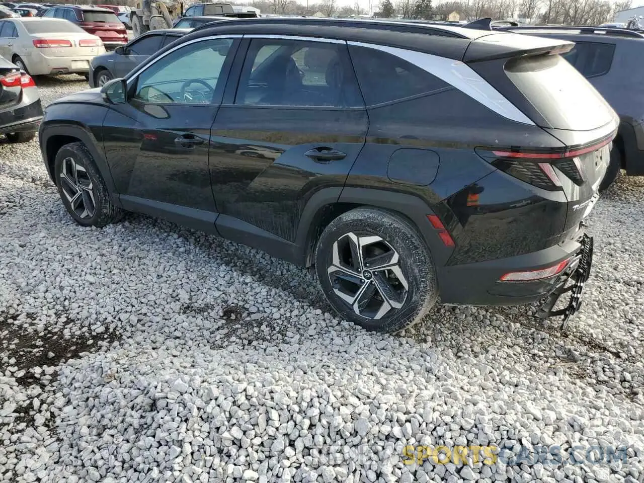 2 Photograph of a damaged car 5NMJECAE4NH139508 HYUNDAI TUCSON 2022