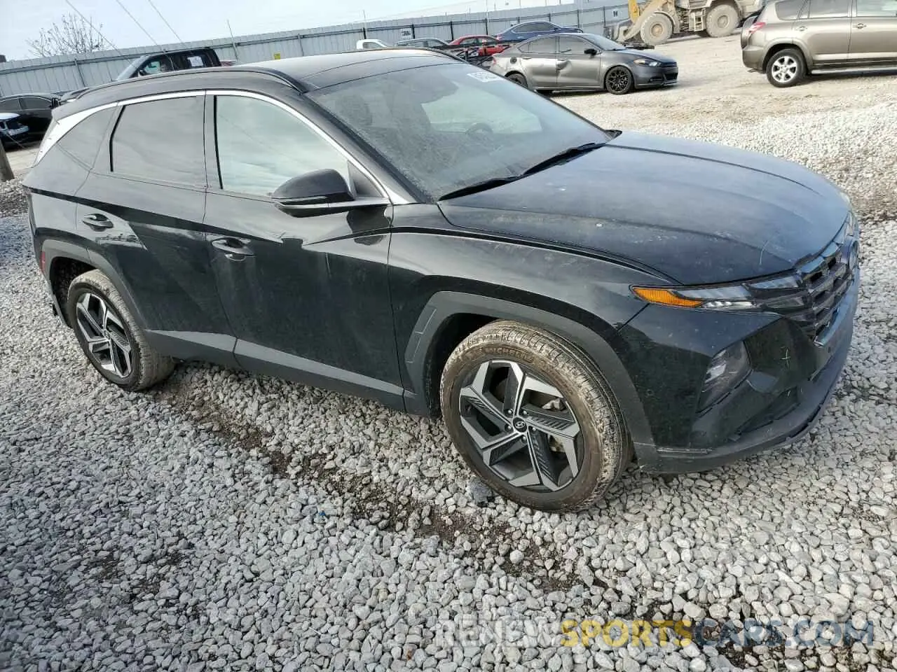 4 Photograph of a damaged car 5NMJECAE4NH139508 HYUNDAI TUCSON 2022