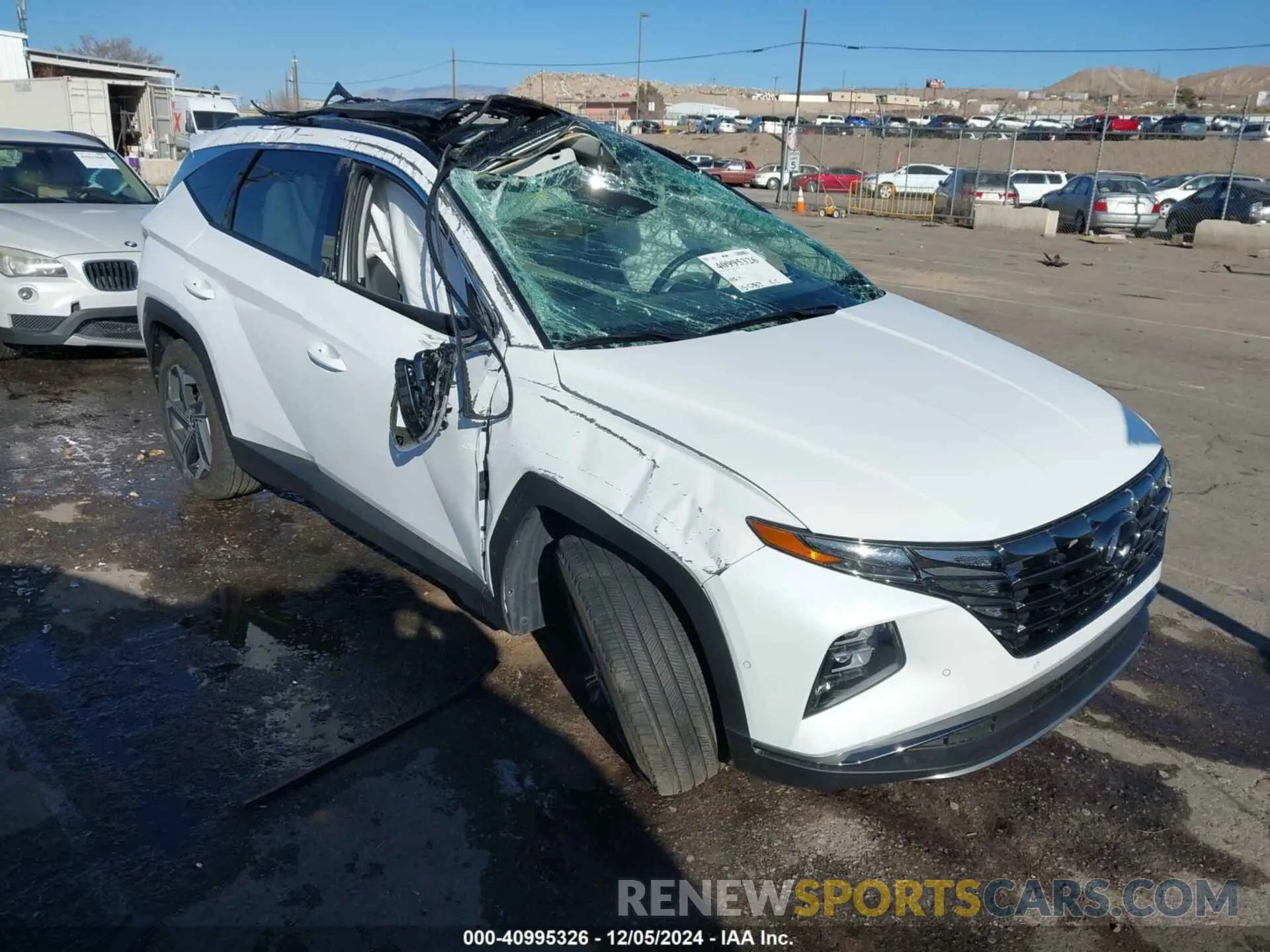 1 Photograph of a damaged car 5NMJECAE5NH027087 HYUNDAI TUCSON 2022