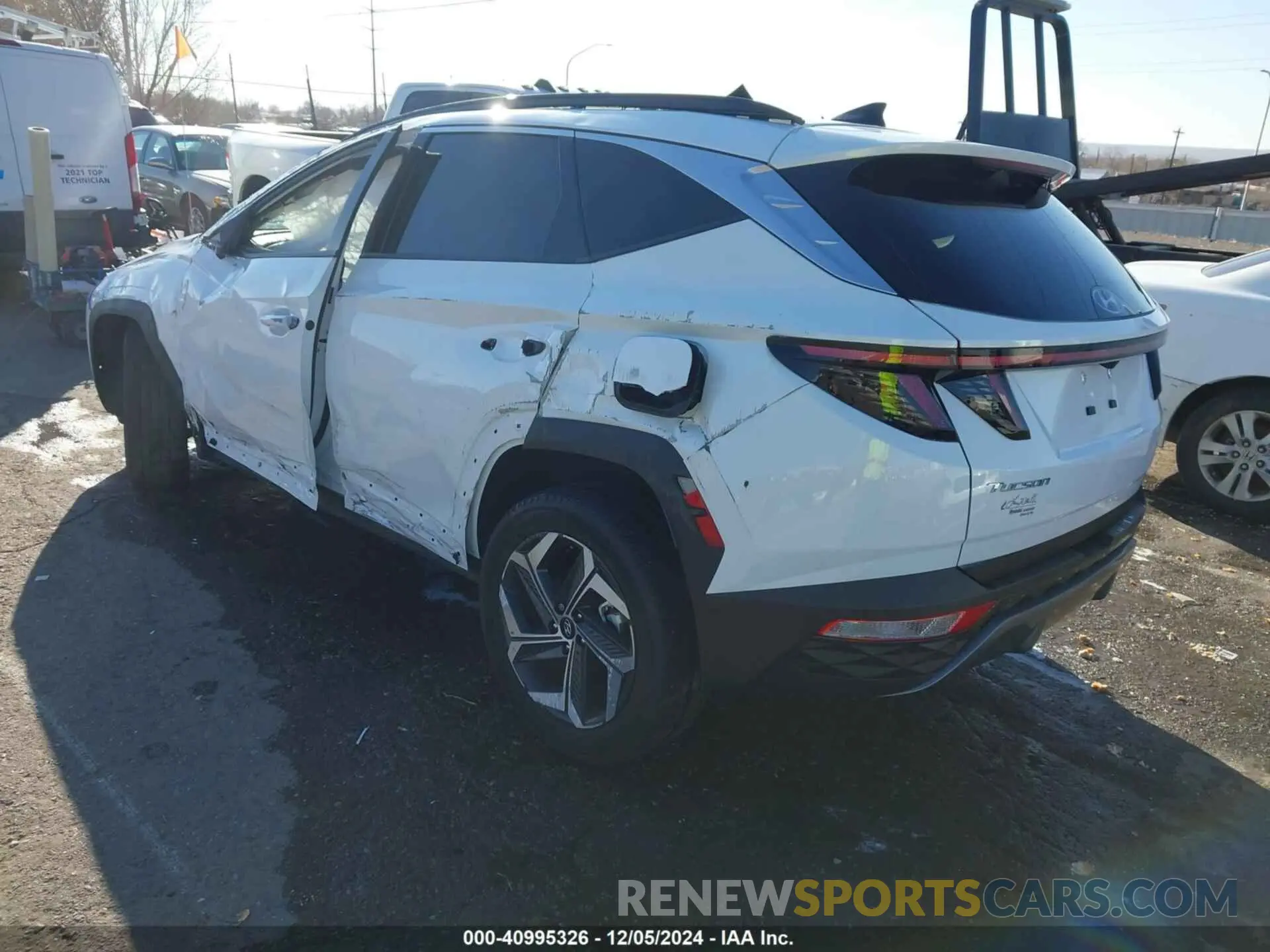3 Photograph of a damaged car 5NMJECAE5NH027087 HYUNDAI TUCSON 2022