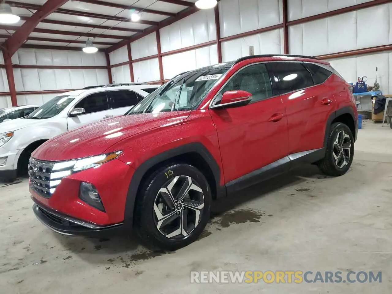 1 Photograph of a damaged car 5NMJECAE5NH074166 HYUNDAI TUCSON 2022