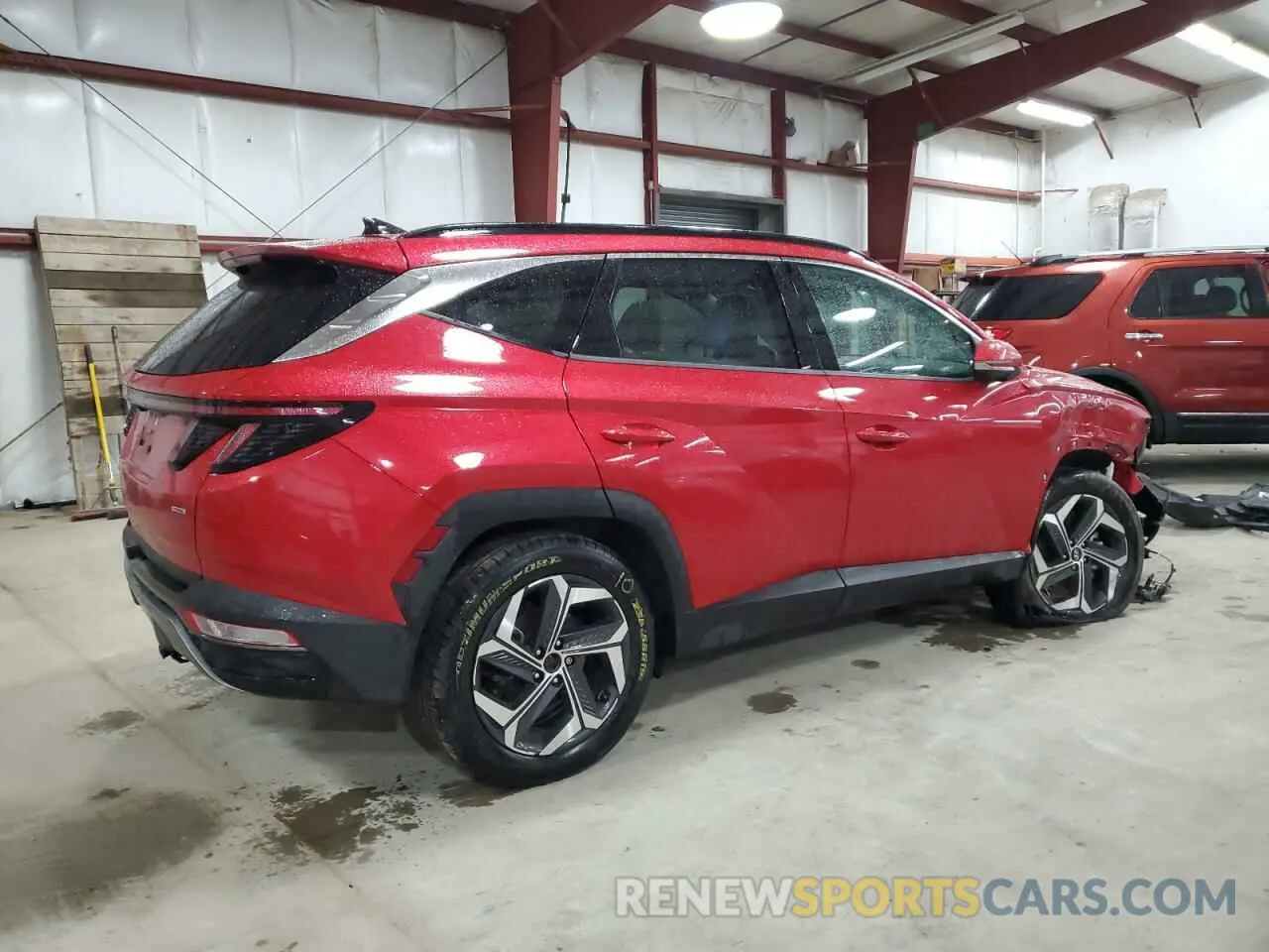3 Photograph of a damaged car 5NMJECAE5NH074166 HYUNDAI TUCSON 2022