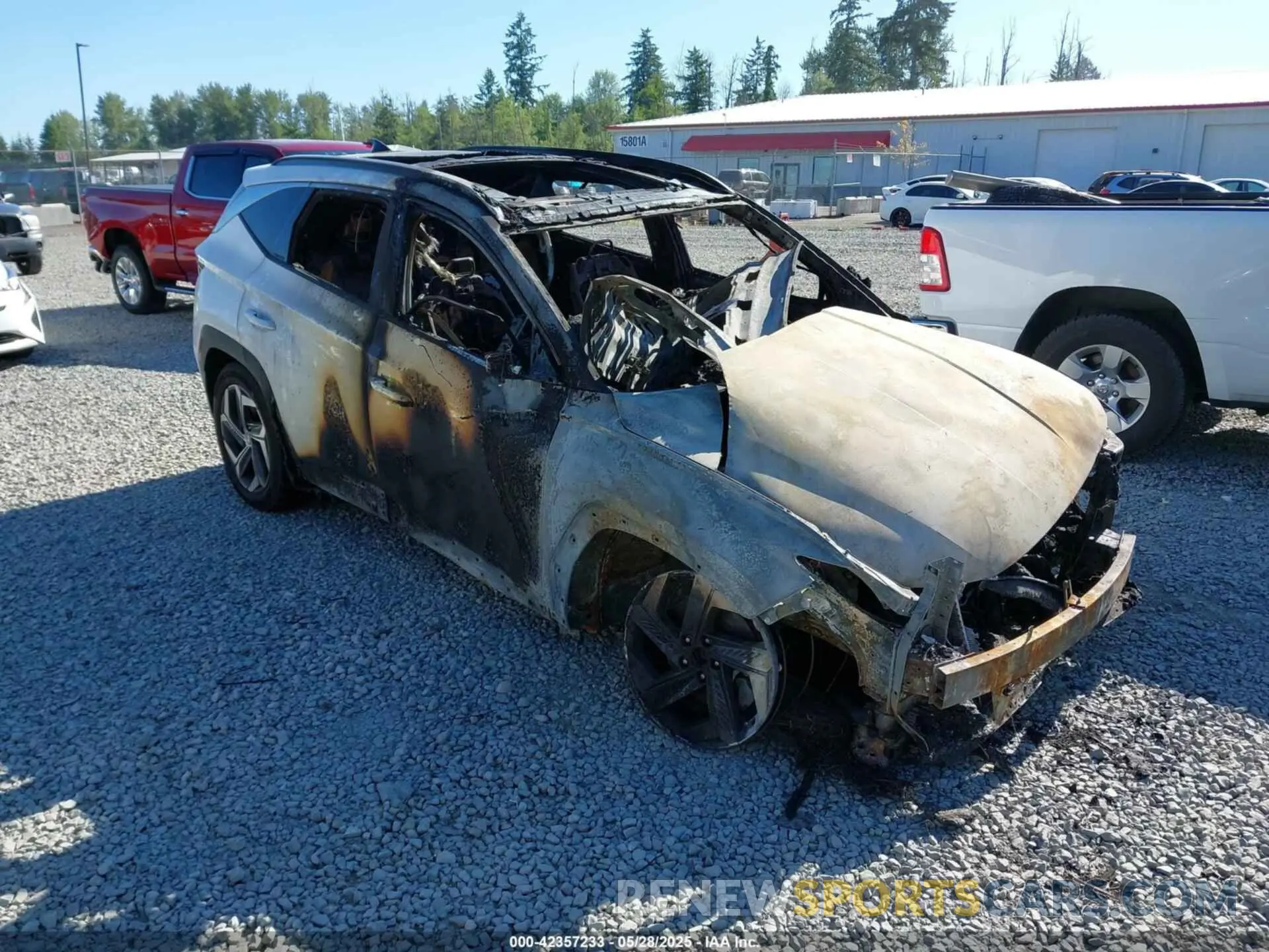 1 Photograph of a damaged car 5NMJECAE5NH114388 HYUNDAI TUCSON 2022