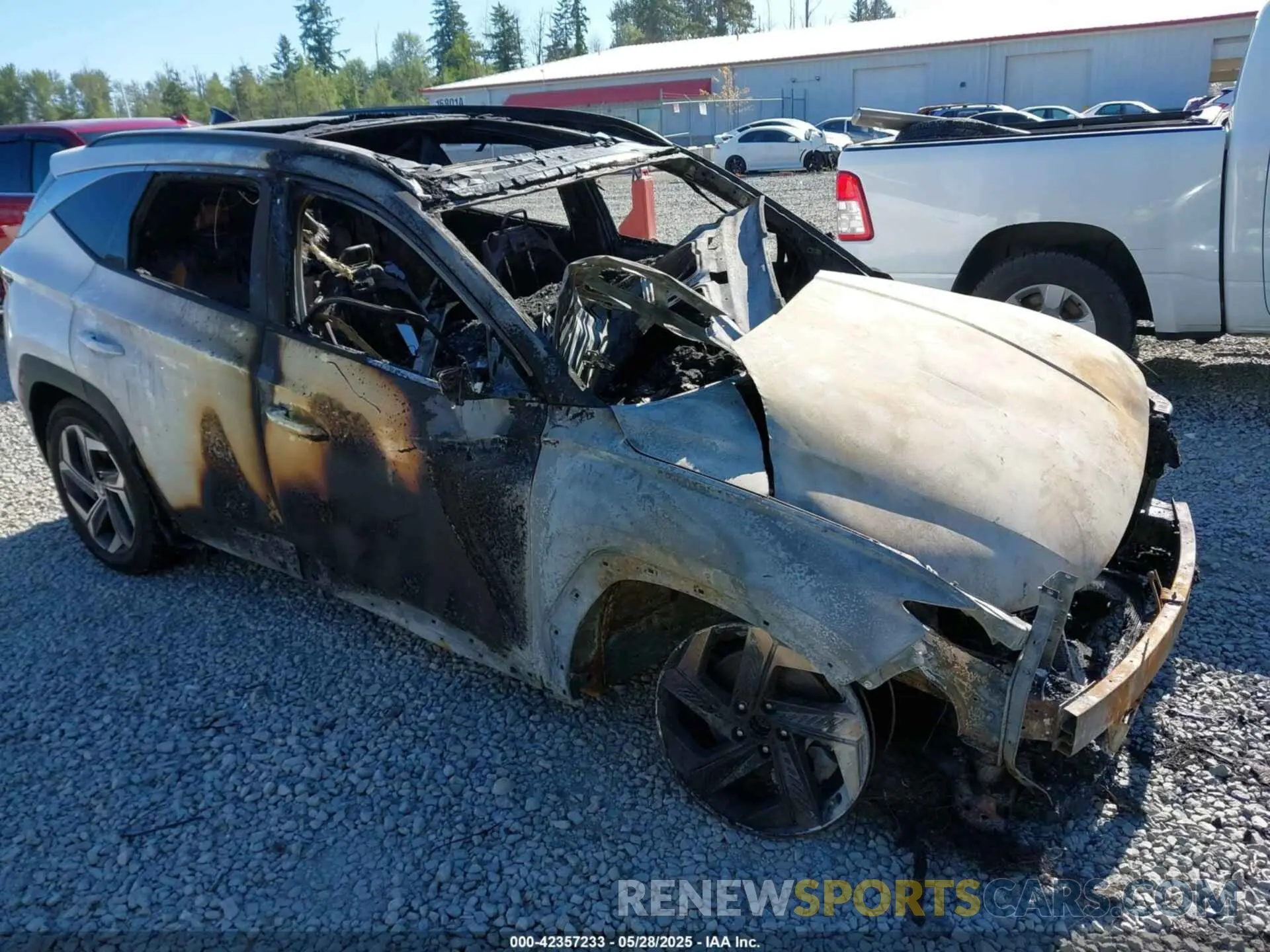 6 Photograph of a damaged car 5NMJECAE5NH114388 HYUNDAI TUCSON 2022