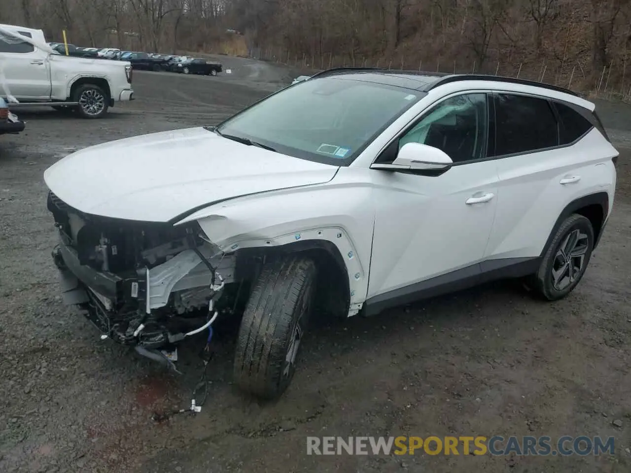1 Photograph of a damaged car 5NMJECAE6NH030726 HYUNDAI TUCSON 2022
