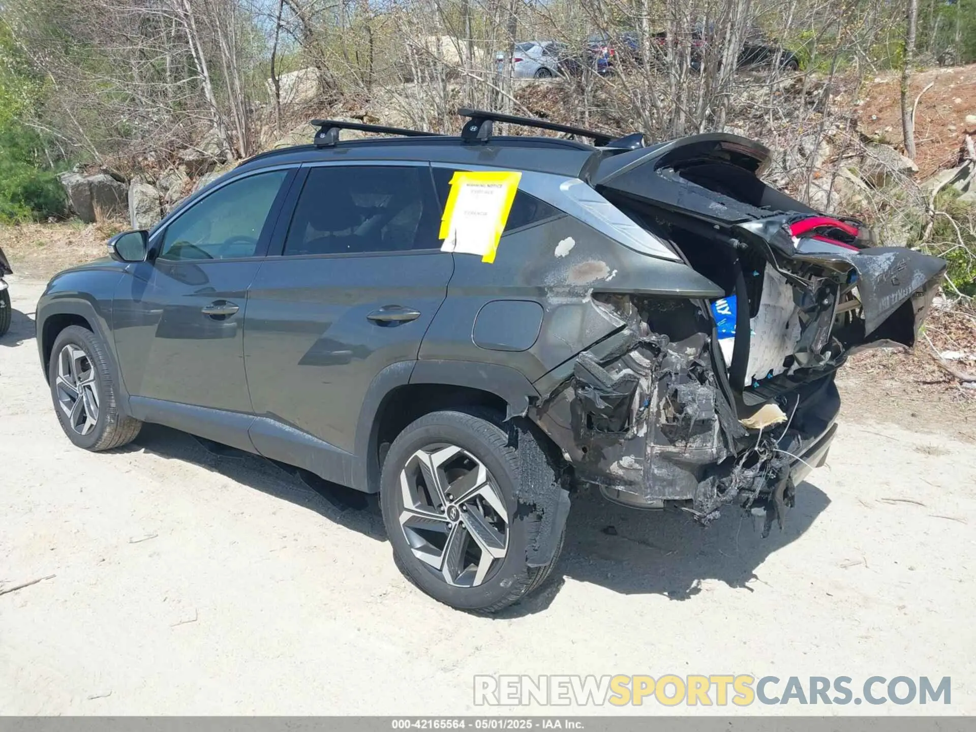 3 Photograph of a damaged car 5NMJECAE6NH156892 HYUNDAI TUCSON 2022