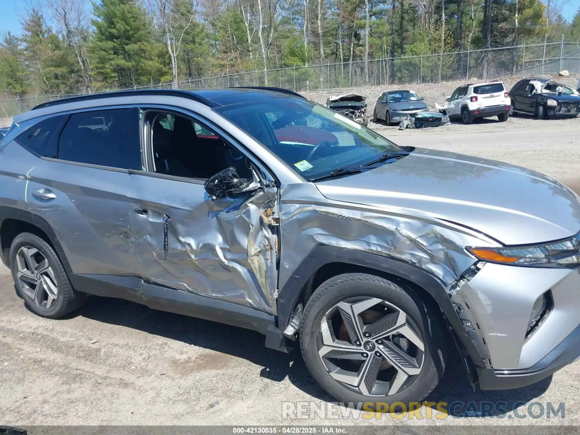 6 Photograph of a damaged car 5NMJECAE8NH019405 HYUNDAI TUCSON 2022