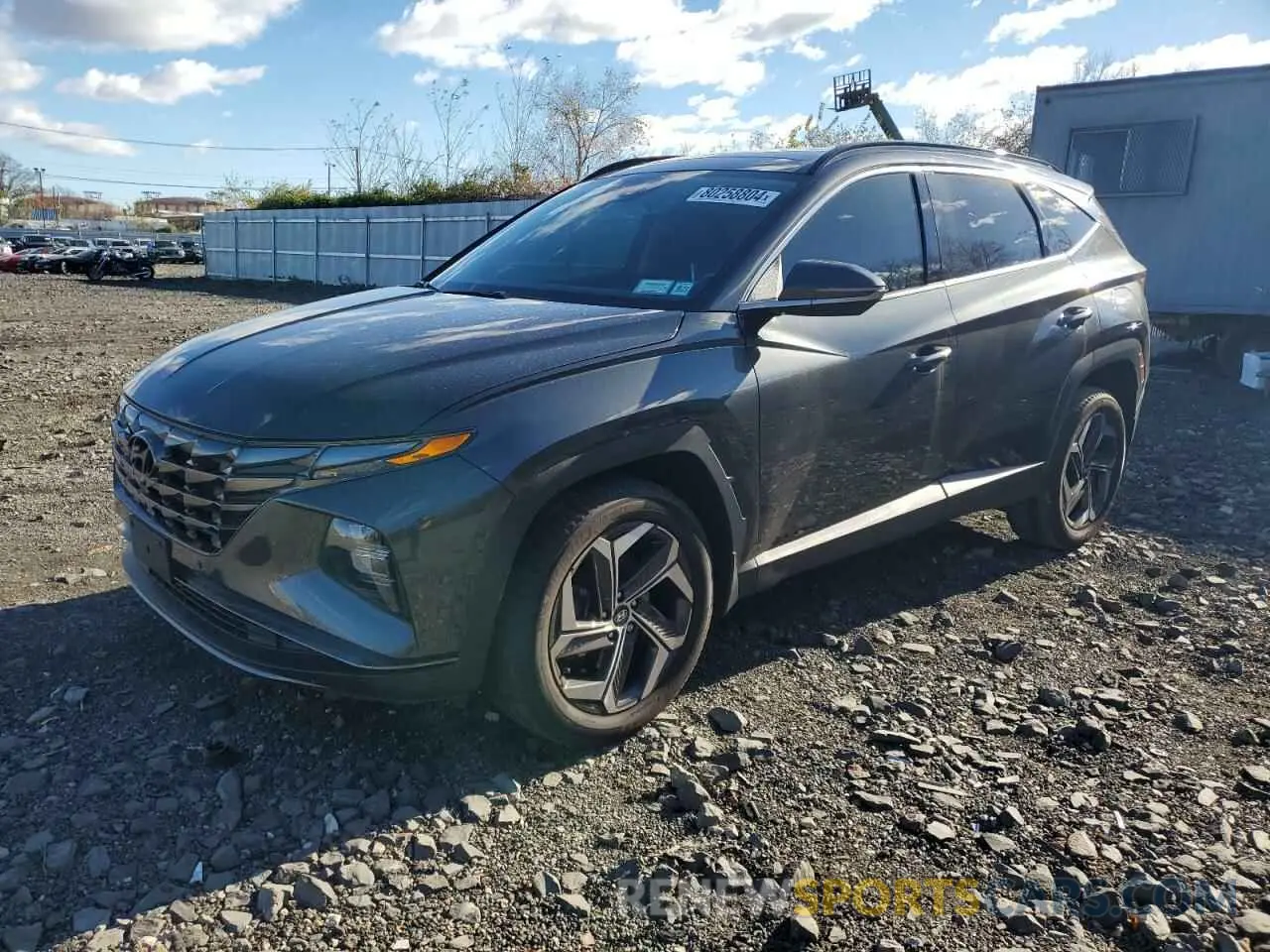 1 Photograph of a damaged car 5NMJECAE8NH113641 HYUNDAI TUCSON 2022