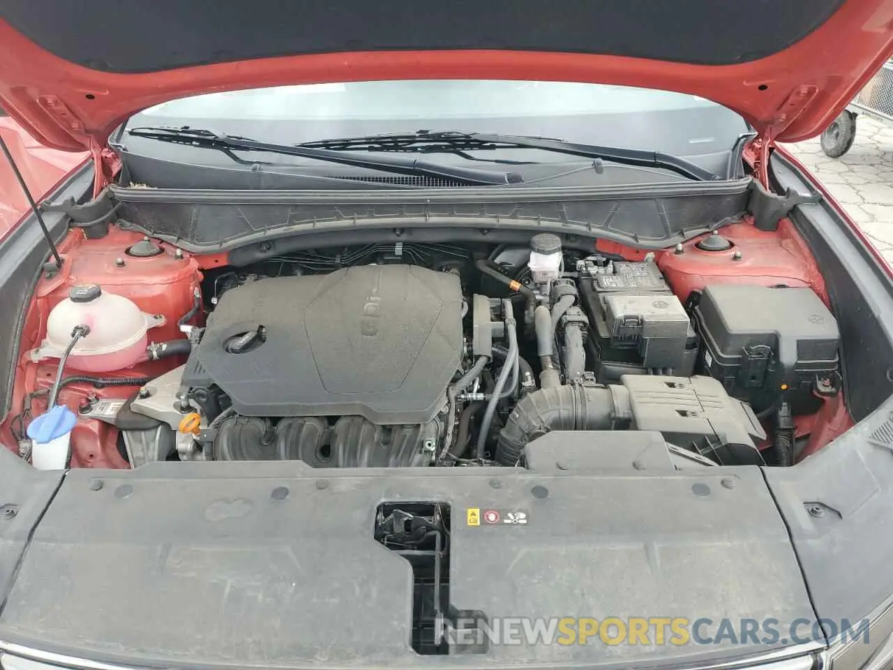 12 Photograph of a damaged car 5NMJECAE8NH130861 HYUNDAI TUCSON 2022
