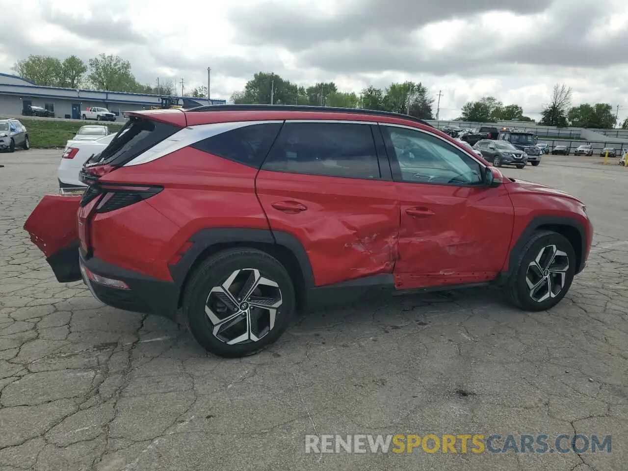 3 Photograph of a damaged car 5NMJECAE8NH130861 HYUNDAI TUCSON 2022
