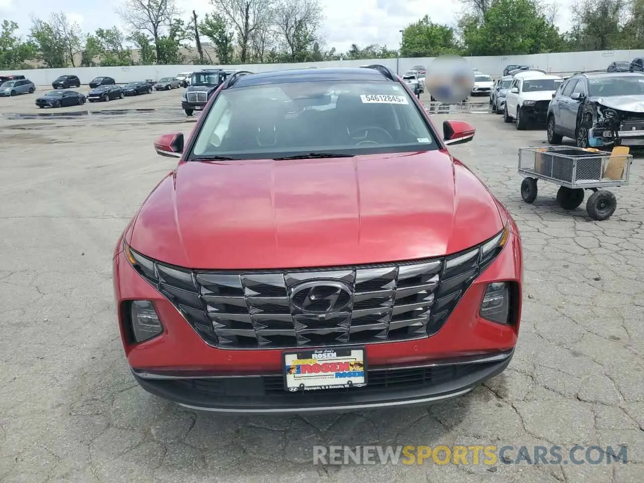 5 Photograph of a damaged car 5NMJECAE8NH130861 HYUNDAI TUCSON 2022