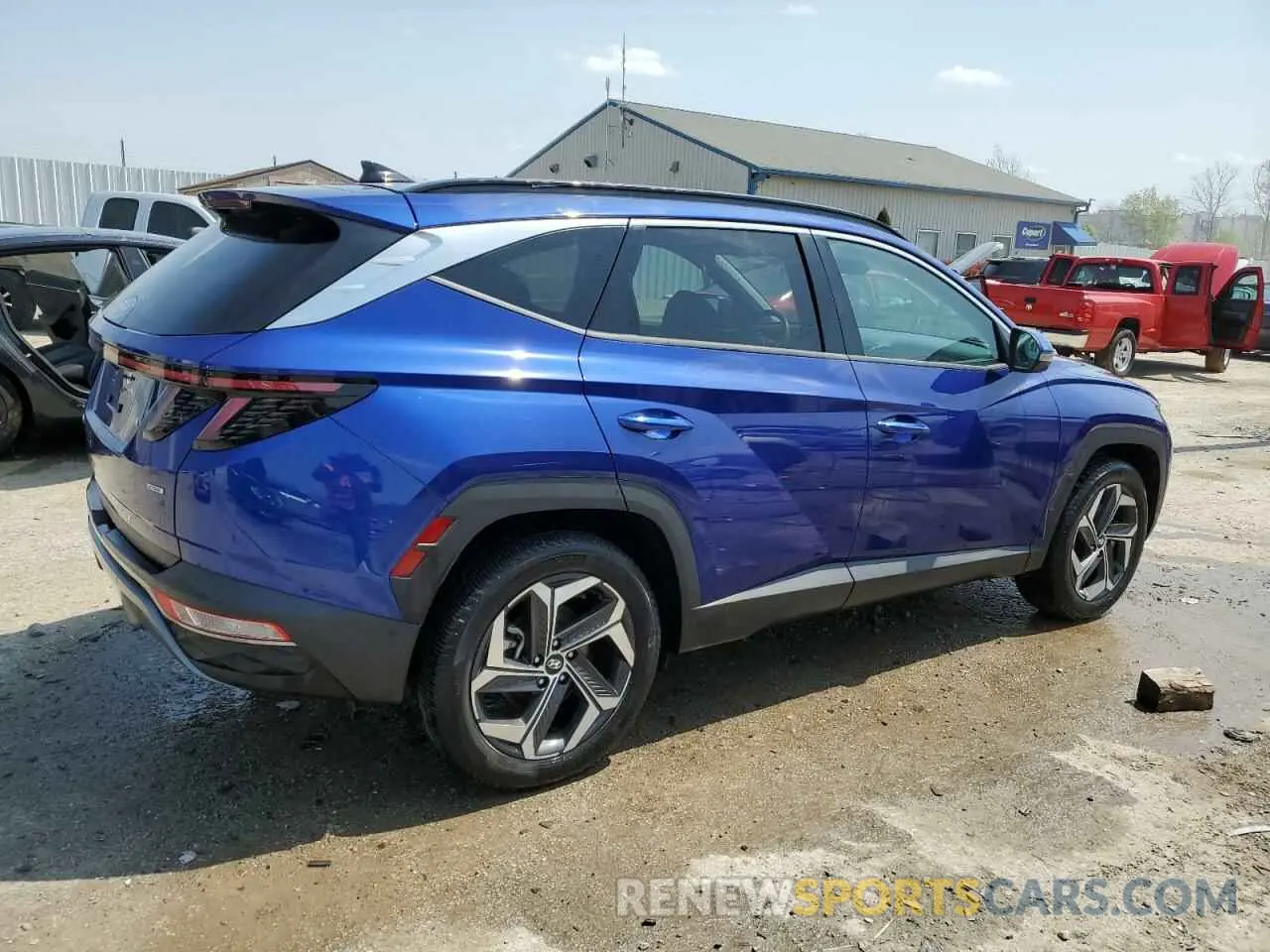 3 Photograph of a damaged car 5NMJECAE9NH105323 HYUNDAI TUCSON 2022