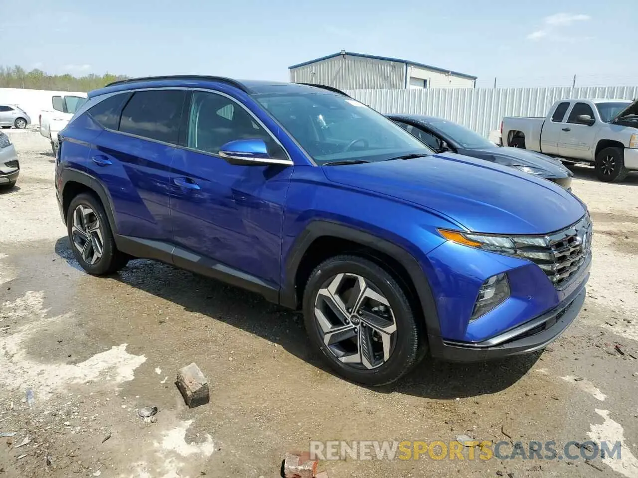 4 Photograph of a damaged car 5NMJECAE9NH105323 HYUNDAI TUCSON 2022