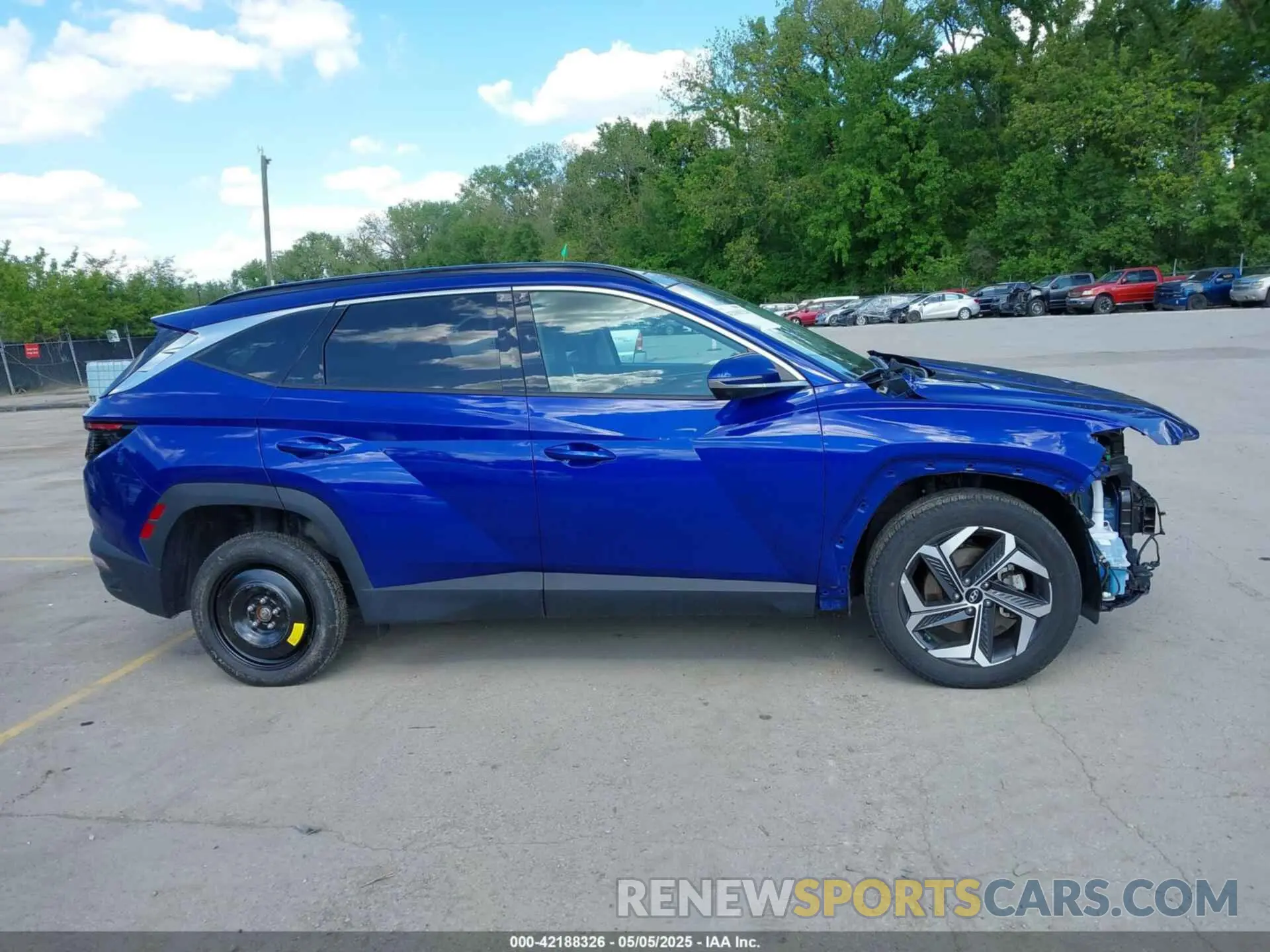 14 Photograph of a damaged car 5NMJECAE9NH106021 HYUNDAI TUCSON 2022
