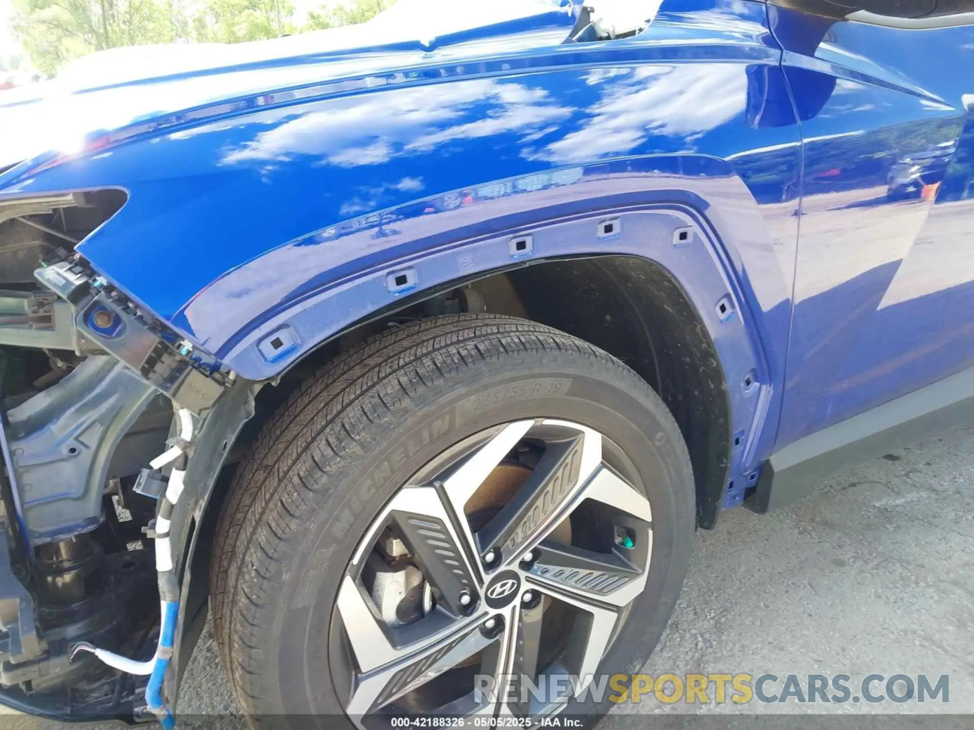 18 Photograph of a damaged car 5NMJECAE9NH106021 HYUNDAI TUCSON 2022