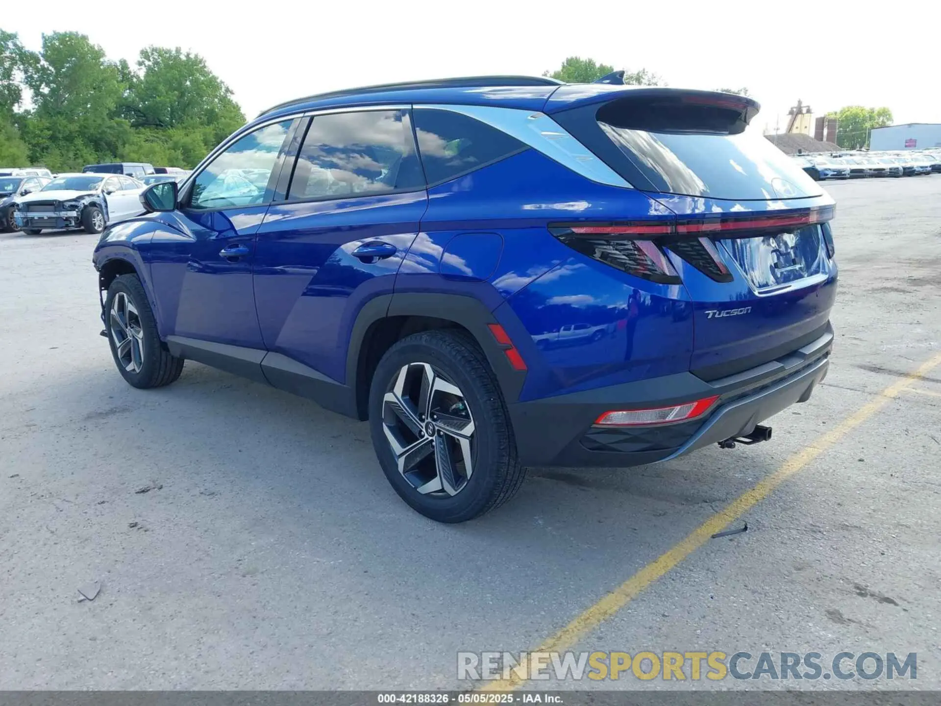 3 Photograph of a damaged car 5NMJECAE9NH106021 HYUNDAI TUCSON 2022