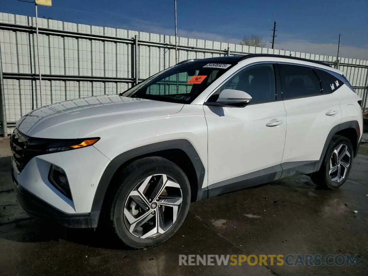 1 Photograph of a damaged car 5NMJECAEXNH050350 HYUNDAI TUCSON 2022